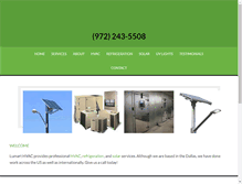 Tablet Screenshot of lumarthvacengineering.com